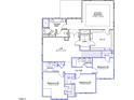 Second floor plan includes bedrooms, bathrooms, and loft area at 346 N Maple Walk Dr # 243, Garner, NC 27529