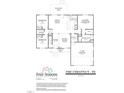 Detailed floor plan showcasing the layout of this home, including the great room, kitchen, and bedrooms at 7337 Twin Pines Rd, Spring Hope, NC 27882
