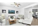 Spacious and inviting living room with plenty of room for entertaining and relaxing with Gathering at 444 Campbell Ridge Pl, Wendell, NC 27591