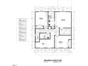 Second floor plan showcasing layout of three bedrooms and two bathrooms at 449 Water Tower Rd, Moncure, NC 27559