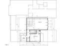 Upstairs floor plan showing gameroom, storage, bedroom and bath layout with dimensions at 535 Corbett Dr, Pittsboro, NC 27312