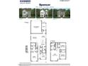 Detailed floor plan of a two-story home with a 2-car garage and spacious living areas at 561 Lemon Daisy Ln, Knightdale, NC 27545