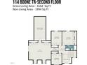 Second floor of this house with theatre room, loft, and four bedrooms at 114 Boone Trl, Garner, NC 27529