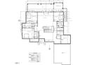 Detailed floor plan for the Lower Level featuring bedrooms, bathrooms, a rec room, and walkout access at 23106 Umstead, Chapel Hill, NC 27517