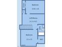 Second-floor layout featuring bedrooms, a loft/bonus area, and a bathroom at 3423 Van Hessen Dr, Raleigh, NC 27614