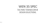 Address Information: 745 Parc Townes Drive Design Selections. Design Specifications at 745 Parc Townes Dr # 35, Wendell, NC 27591