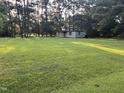Lush, expansive yard featuring a charming home, nestled amongst mature trees at 10248 Nc-43, Rocky Mount, NC 27801
