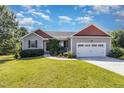 Charming single-story home with a well-manicured lawn at 20 Ingate Way, Louisburg, NC 27549
