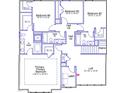 Upstairs layout featuring four bedrooms, including a primary bedroom with ensuite bath at 85 Plantation Dr, Youngsville, NC 27596