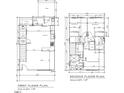 Detailed floor plan showcasing the layout of both the first and second floors of the residence at 1009 Ridge Rock Rd, Raleigh, NC 27610