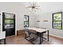 Bright dining room featuring modern lighting and stylish decor at 1103 S Bloodworth St, Raleigh, NC 27601