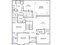 Second floor layout featuring bedrooms, bathrooms, a loft, and walk-in closets at 115 Guardian St, Youngsville, NC 27596