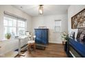 Versatile home office space with ample natural light and modern decor, ideal for remote work at 1213 Remey Ave, Wake Forest, NC 27587