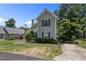 Well-maintained home with green shutters, lovely landscaping, and inviting curb appeal at 519 High Ridge Dr, Durham, NC 27707