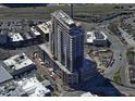 Modern building under construction, showing its architectural design and location within a thriving urban area at 400 W Main St # 2002, Durham, NC 27701