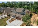 Two story home with attached garage and large backyard in a quiet neighborhood at 405 Bridgewater Dr, Sanford, NC 27330
