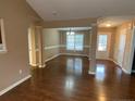 Bright dining room with hardwood floors and lots of natural light at 708 Omaha Dr, Broadway, NC 27505