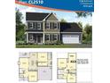 Floor plan displaying 3 bedrooms, 2.5 bathrooms, and a total of 2510 square feet of living space at 732 Burley Oak Dr, Cameron, NC 28326