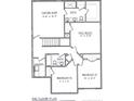 Second floor plan with a Primary suite and two additional bedrooms at 154 Nectar Ln, Bunnlevel, NC 28323