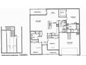 One-story floor plan featuring 2 bedrooms, 2 baths, and a 2-car garage at 174 Nectar Ln, Bunnlevel, NC 28323