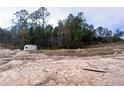 Empty lot with some debris and trees in the background at 67 Steeple Ridge (Lot 466), Cameron, NC 28326