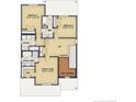 Detailed floor plan showing the layout of bedrooms and loft on the second floor at 48 Tackett Ct, Lillington, NC 27546