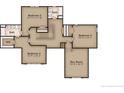 Two-story house floor plan with 3 bedrooms, 2 bathrooms, and a rec room at 108 Magnolia Grove Way, Cameron, NC 28326