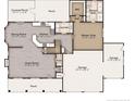 One-story house floor plan; features a large great room, kitchen, and Primary suite at 108 Magnolia Grove Way, Cameron, NC 28326