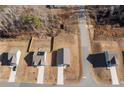 Several houses in a new development, viewed from above at 216 Barnsley Rd, Angier, NC 27501