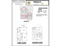 Two-story home floor plan showing a left-hand garage and 1605 sqft of living space at 4214 Darroch Rd, Lillington, NC 27546
