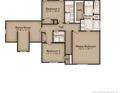 Second floor plan with Primary bedroom, bonus room, and two additional bedrooms at 23 Pomegranate Ct, Cameron, NC 28326