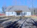 Rear view of a new construction home showing the exterior at 42 Peach Orchard (Lot 2) Ln, Lillington, NC 27546