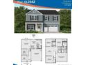 Floor plan of a home featuring four bedrooms, two-and-a-half baths, and a spacious layout totaling 2,642 square feet at 305 Harborwood St, Lillington, NC 27546