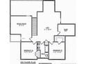 Second floor plan with bonus room, loft, bedrooms and HVAC unit at Tbd Waterfall Ln, Sanford, NC 27330