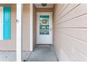 Inviting front door with stylish details at 639 Riverwind Dr, Spring Lake, NC 28390