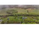 Scenic aerial view of the property surrounded by lush greenery and offering a sense of privacy at 240 Carr Store Rd, Cedar Grove, NC 27231