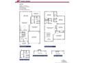 Detailed floor plan showcasing the layout of this home's five bedrooms and Primary suite on the first floor at 119 Southern Estates Dr, Sanford, NC 27330