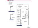 Detailed floor plan showcasing the layout of the home with 3 bedrooms and 2 bathrooms at 214 Drayton Hall Ln, Sanford, NC 27330