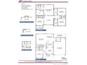 Detailed floor plan showcasing the layout of this 4-bedroom, 3.5-bath home with covered lanai at 122 Southern Estates Dr, Sanford, NC 27330