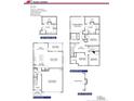 Detailed floor plan showcases the layout of this home, including the Primary suite, kitchen, and covered patio at 320 Bishop Ln, Sanford, NC 27330