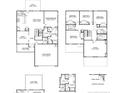 Detailed floor plan showcasing the layout of this two-story house including dimensions at 324 Bishop Ln, Sanford, NC 27330