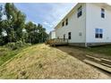 Expansive backyard with newly installed deck, perfect for outdoor entertaining at 335 Bishop Ln, Sanford, NC 27330