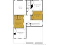 Second-floor plan with four bedrooms, two bathrooms, and storage space at 113 Steeple Ridge, Cameron, NC 28326