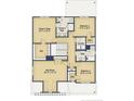 Second floor layout showcasing the owner's suite, bedrooms, and a recreational room at 171 Travelers Way, Lillington, NC 27546