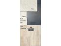 Design selections include tile, paint, bath countertop, cabinets, and LVP flooring at 215 Uwharrie Way, Sanford, NC 27330