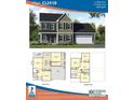 Floor plan showcases the layout of this 4-bedroom, 2,510 sq ft home at 215 Uwharrie Way, Sanford, NC 27330