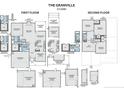 Detailed floor plan of the house, showcasing the layout of rooms on two floors at 465 Black Duck (Lot 103) Ln, Lillington, NC 27546