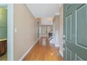 Bright foyer with hardwood floors, leading into the main living areas of the home at 177 Lamplighter Way, Spring Lake, NC 28390