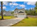 Attractive two-story home featuring a two-car garage, spacious yard, and traditional design at 1224 Micro Tower Rd, Lillington, NC 27546