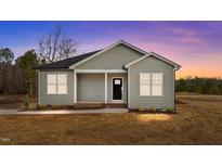 Charming single-story house with gray siding and a covered front porch at 190 Brookhaven Dr # 16, Spring Hope, NC 27882